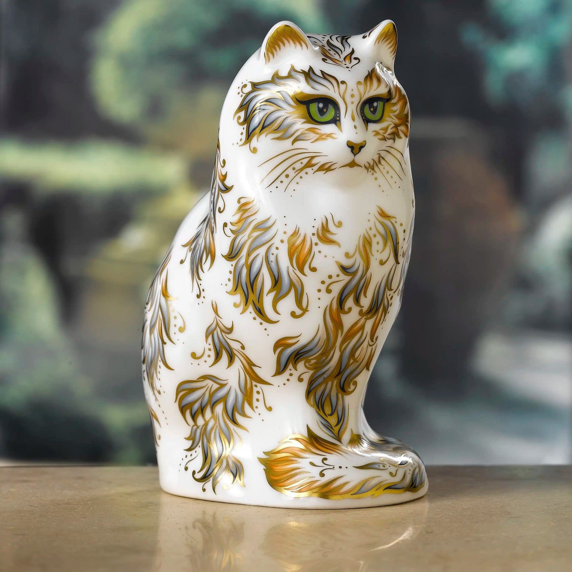 Royal Crown Derby Fifi The Cat-Goviers