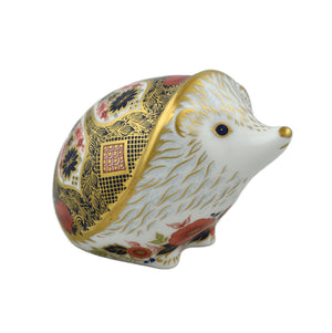 Royal Crown Derby Imari Hedgehog-Paperweights-Goviers