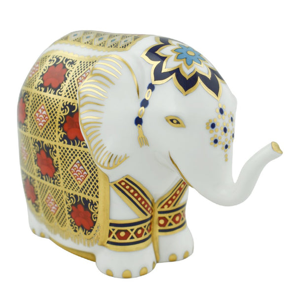 Royal Crown Derby Imari Small Elephant - Goviers of Sidmouth