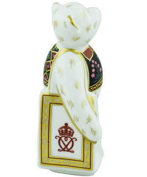 Royal Crown Derby Mini Shopper Bear RCD VC-Paperweights-Goviers