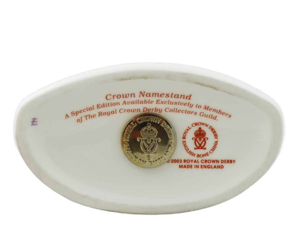 Royal Crown Derby Namestand-Paperweights-Goviers