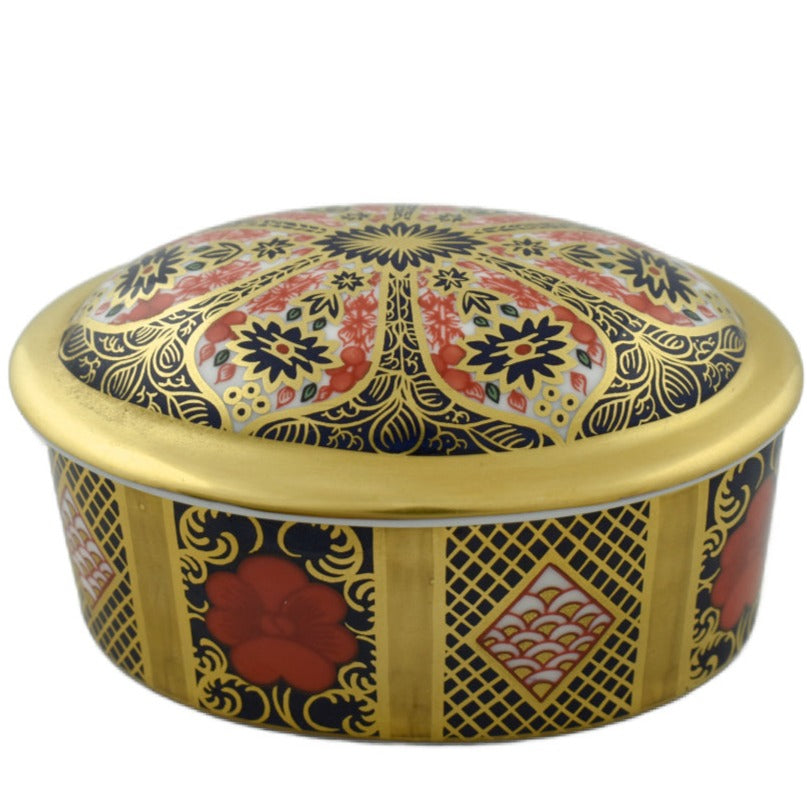 Royal Crown Derby SGB Oval Box Large-Home Accessories-Goviers