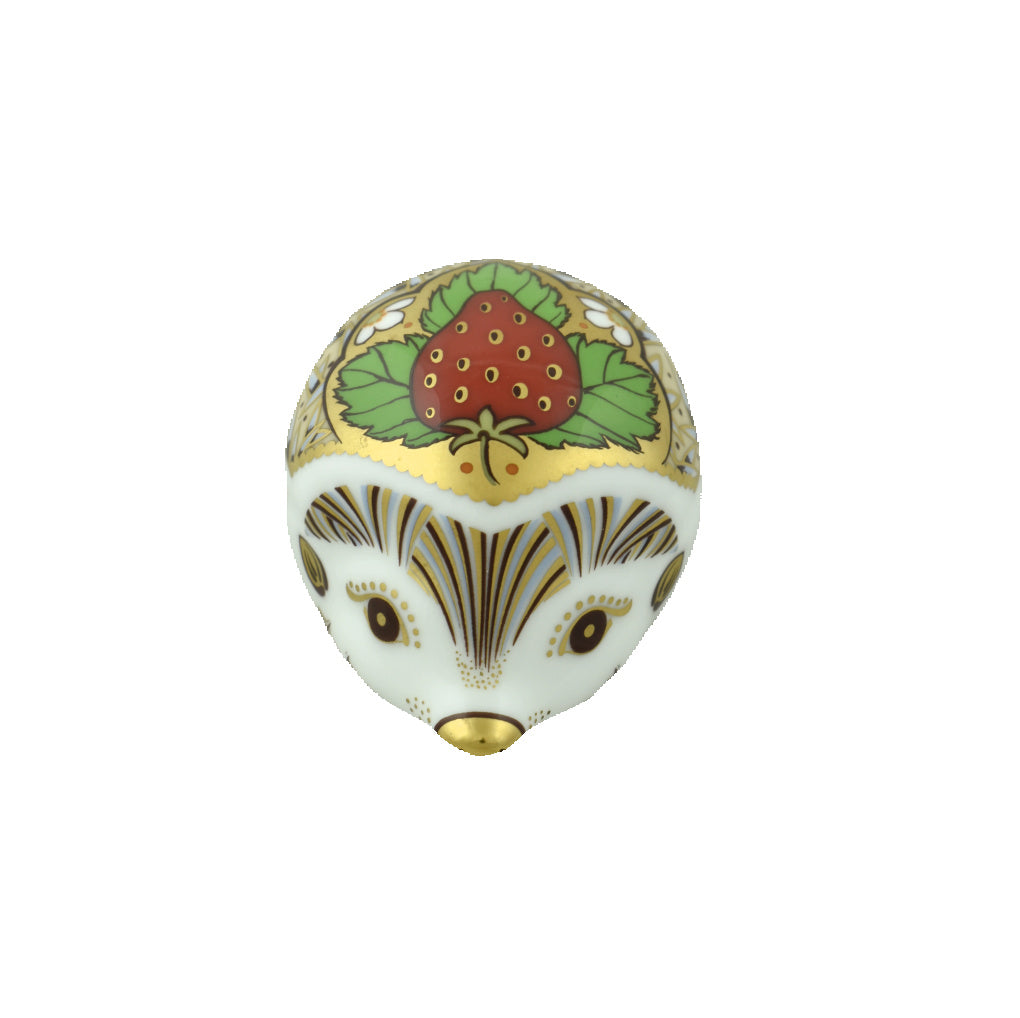 Royal Crown Derby Strawberry Hedgehog PreLoved-Collectables-Goviers