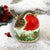 Royal Crown Derby The Christmas Wreath Robin-Paperweights-Goviers