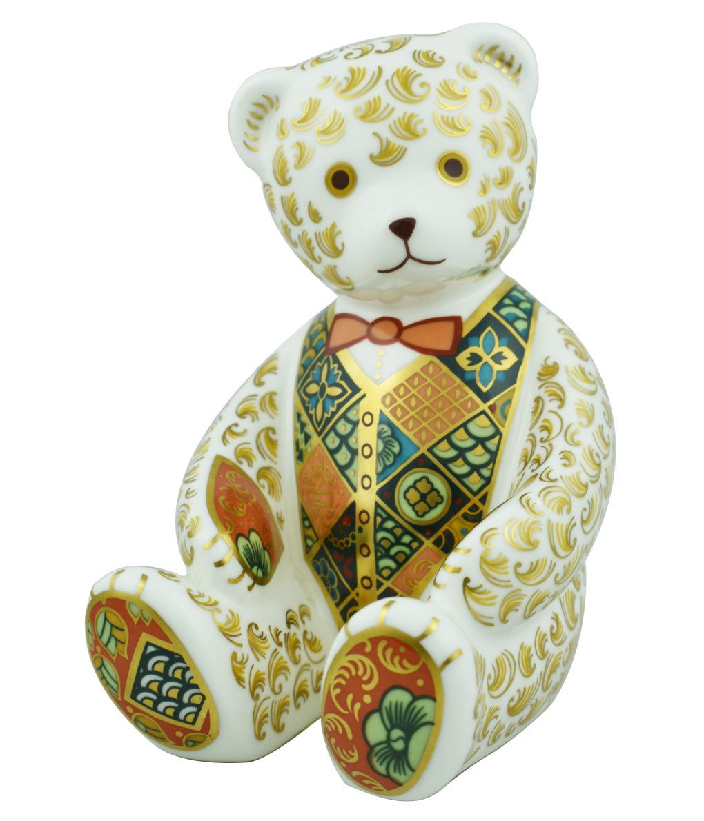 Royal Crown Derby The Regal Goldie Bear-VERY RARE-Paperweights-Goviers