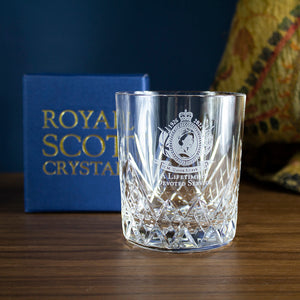 Royal Scot Crystal A Lifetime of Devoted Service Tumbler-Royal Commemorative-Goviers