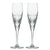 Royal Scot Crystal Art Deco Champagne Flutes Set of 2-Home & Garden > Kitchen & Dining > Tableware > Drinkware-Goviers