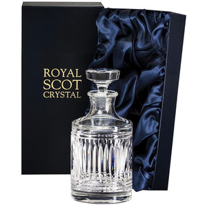 Royal Scot Crystal Art Deco Single Malt Round Spirit Decanter-Home & Garden > Kitchen & Dining > Tableware > Drinkware-Goviers