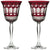 Royal Scot Crystal Belgravia Ruby Red Set of 2 Large Wine Glasses-Goviers