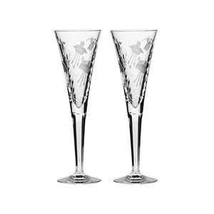 Royal Scot Crystal Catherine Champagne Flute Set of 2-Home & Garden > Kitchen & Dining > Tableware > Drinkware-Goviers