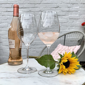 Royal Scot Crystal Diamante Goblet Set of 2-Home & Garden > Kitchen & Dining > Tableware > Drinkware-Goviers