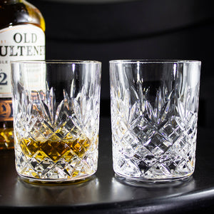 Royal Scot Crystal Edinburgh Whisky Tumblers Set of 2-Home & Garden > Kitchen & Dining > Tableware > Drinkware-Goviers