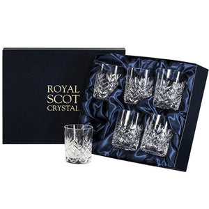 Royal Scot Crystal Edinburgh Whisky Tumblers Set of 6-Home & Garden > Kitchen & Dining > Tableware > Drinkware-Goviers