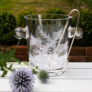 Royal Scot Crystal Flower of Scotland Ice Bucket-Goviers