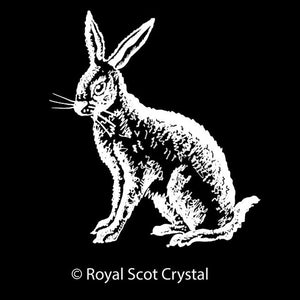 Royal Scot Crystal Hare Whisky Tumbler-Crystal-Goviers