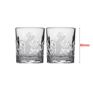 Royal Scot Crystal Kintyre Tot Glass Pair - Personalised-Goviers