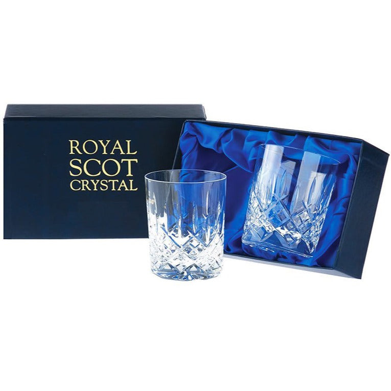 Royal Scot Crystal London Large Tumblers Set of 2-Home & Garden > Kitchen & Dining > Tableware > Drinkware-Goviers