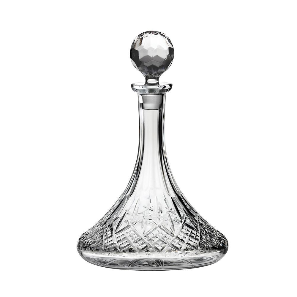 Royal Scot Crystal London Ships Tray with Ships Decanter)-Home & Garden > Kitchen & Dining > Tableware > Drinkware-Goviers