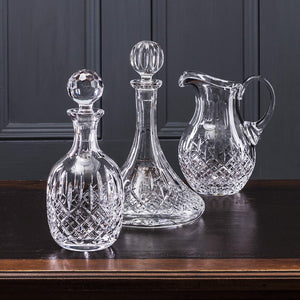 Royal Scot Crystal London Ships Tray with Ships Decanter)-Home & Garden > Kitchen & Dining > Tableware > Drinkware-Goviers