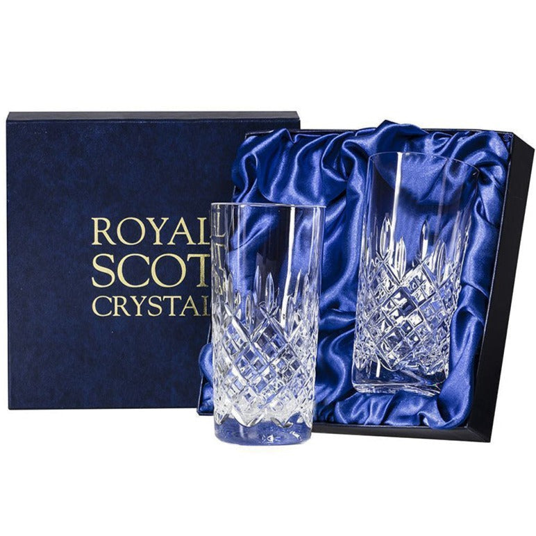 Royal Scot Crystal London Tall Tumblers Set of 2-Home & Garden > Kitchen & Dining > Tableware > Drinkware-Goviers