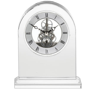 Royal Scot Crystal Mantle Clock Large-Crystal-Goviers