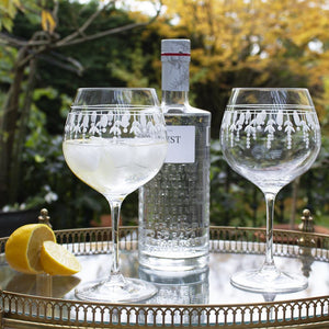 Royal Scot Crystal Nouveau G & T Copa Glass Set of 2-Home & Garden > Kitchen & Dining > Tableware > Drinkware-Goviers