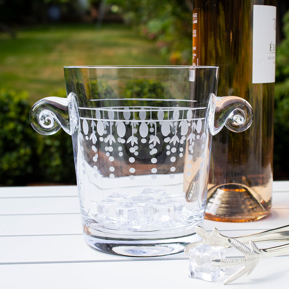 Royal Scot Crystal Nouveau Ice Bucket-Goviers