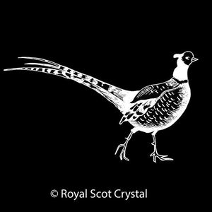 Royal Scot Crystal Pheasant Whisky Tumbler-Crystal-Goviers