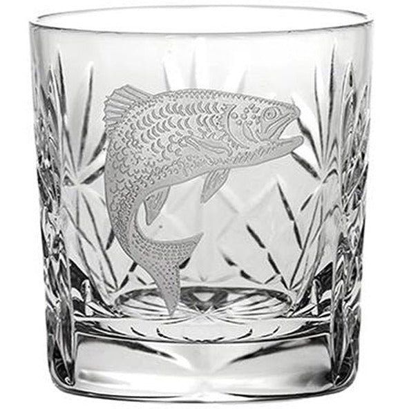 Royal Scot Crystal Salmon Whisky Tumbler-Crystal-Goviers