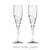 Royal Scot Crystal Skye Tall Champagne Flute Set of 2-Home & Garden > Kitchen & Dining > Tableware > Drinkware-Goviers