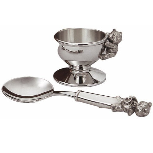 Royal Selangor Teddy Bears' Egg Cup & Spoon set-Goviers