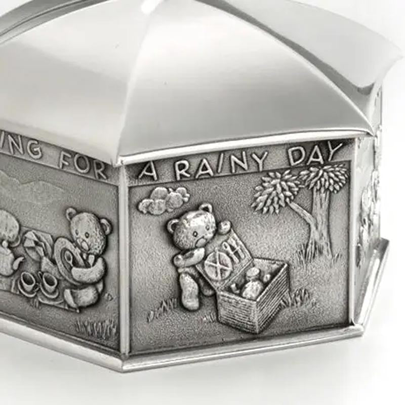 Royal Selangor Teddy Bears' Picnic Hexangonal Money Box-Goviers