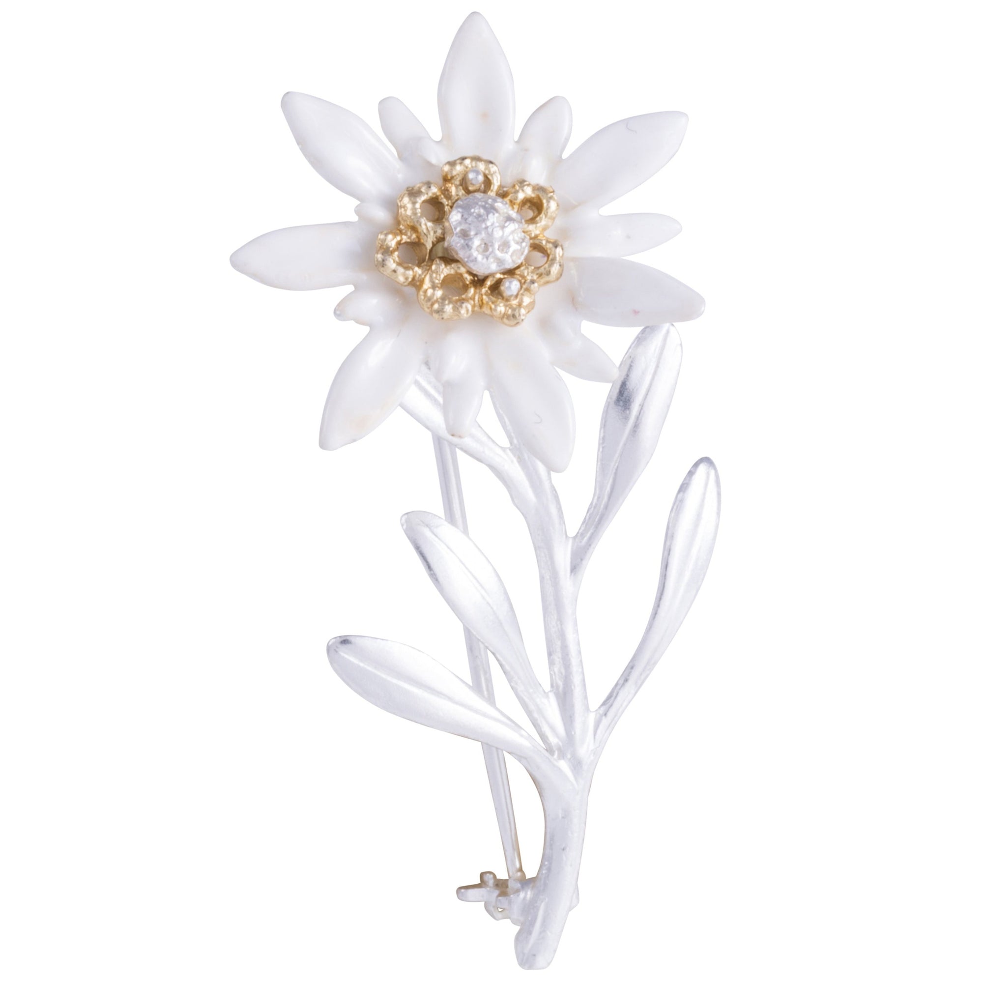 Saturno Edelweiss Brooch-Goviers