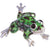 Saturno Frog Medium Green/Black-Goviers