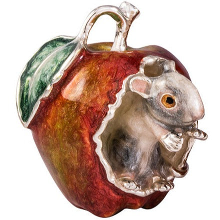 Saturno Mouse Eating Apple Medium-Goviers