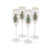 Spode Christmas Tree Champagne Flutes Set of 4-Home & Garden > Kitchen & Dining > Tableware > Drinkware > Stemware-Goviers