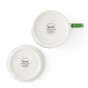 Spode Christmas Tree Mug & Coaster Set-Home & Garden > Kitchen & Dining > Tableware-Goviers