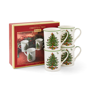 Spode Christmas Tree Mug Set of 4-Home & Garden > Kitchen & Dining > Tableware-Goviers