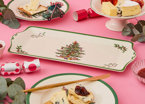 Spode Christmas Tree Sandwich Tray-Home & Garden > Kitchen & Dining > Tableware-Goviers