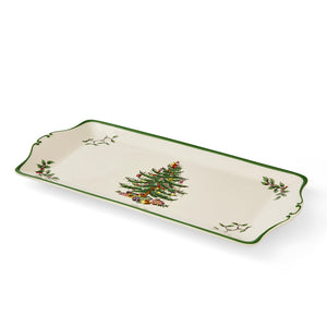 Spode Christmas Tree Sandwich Tray-Home & Garden > Kitchen & Dining > Tableware-Goviers