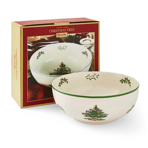 Spode Christmas Tree Serving Bowl 24.5cm-Home & Garden > Kitchen & Dining > Tableware-Goviers