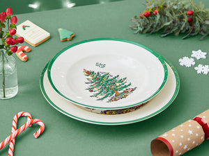 Spode Christmas Tree Soup Plate 23cm-Home & Garden > Kitchen & Dining > Tableware-Goviers