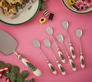 Spode Christmas Tree Teaspoons Set of 6-Home & Garden > Kitchen & Dining > Tableware > Flatware > Spoons-Goviers