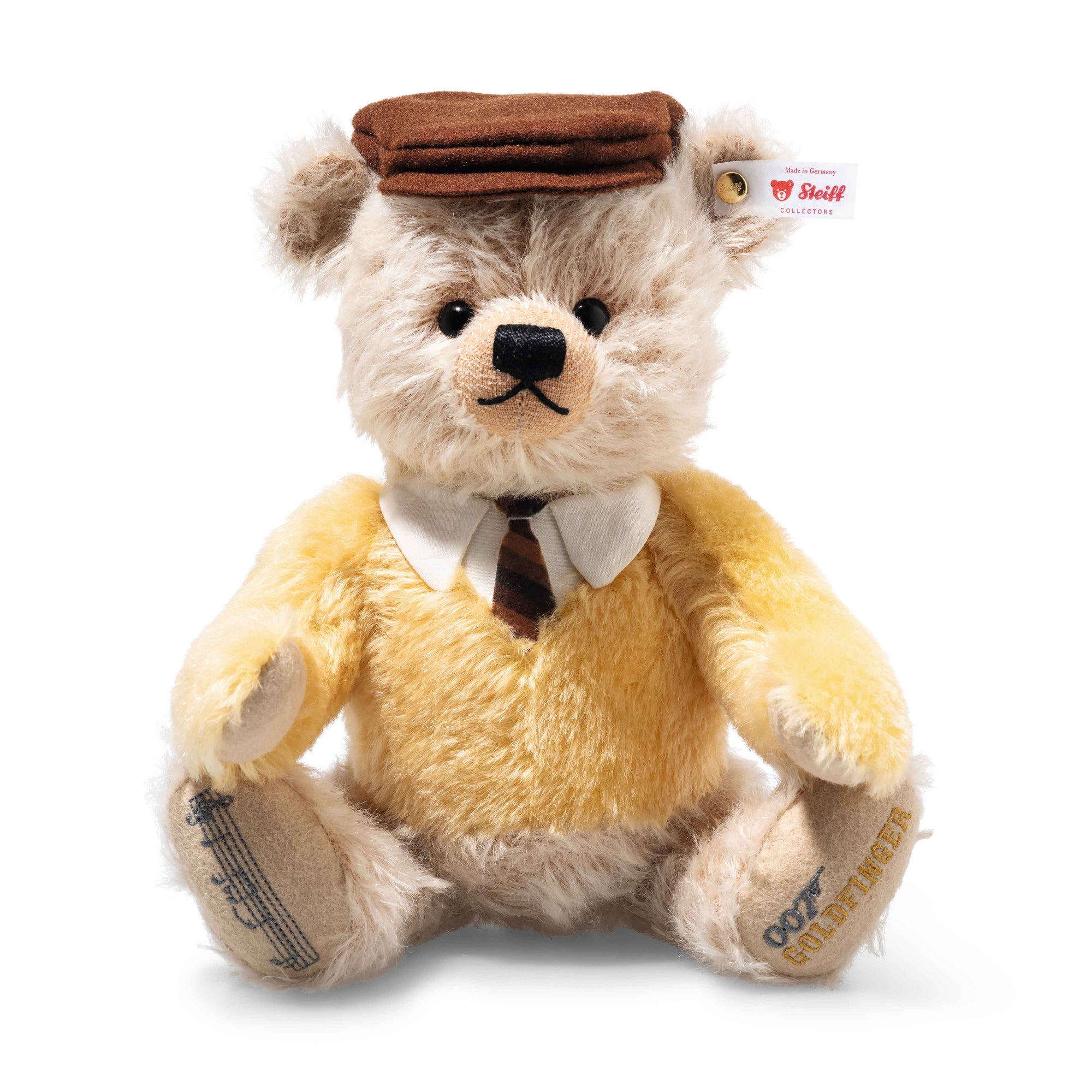 Steiff 007 Villains Auric Goldfinger Teddy Bear-Goviers