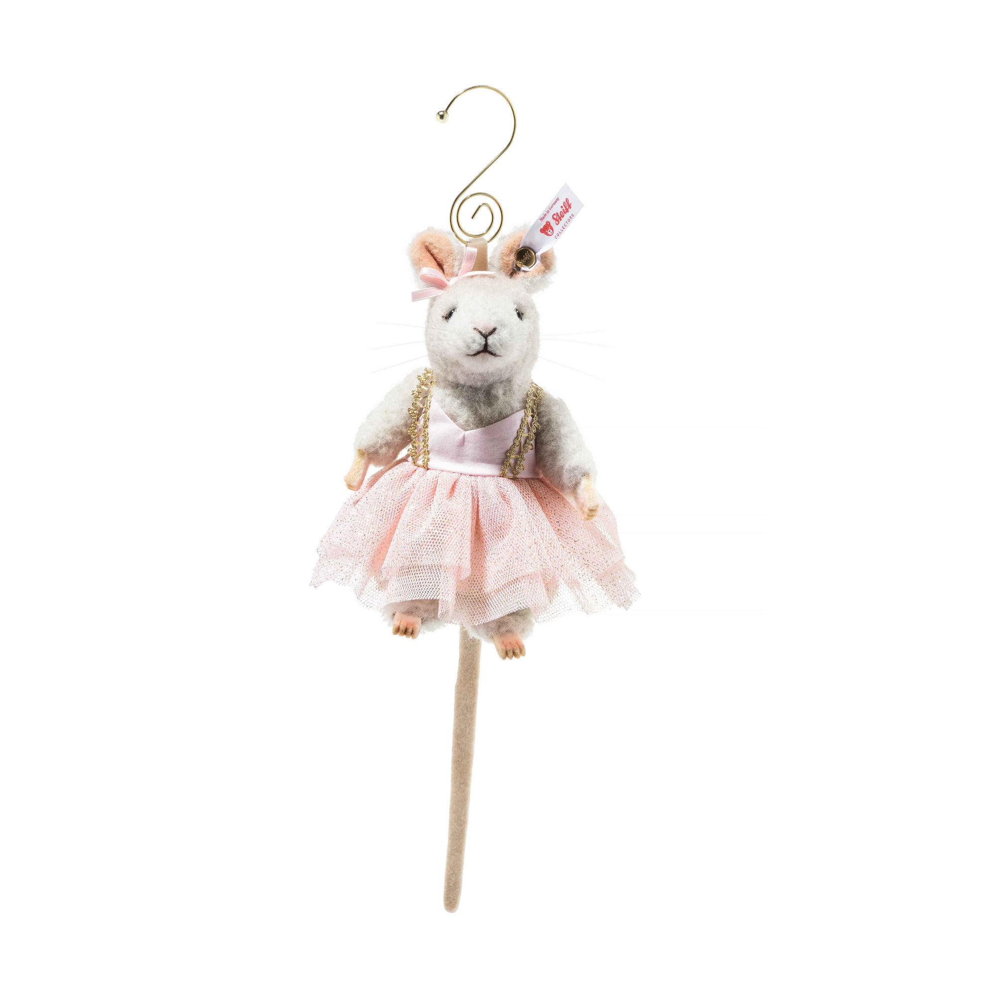 Steiff Ballerina Mouse Ornament-Goviers