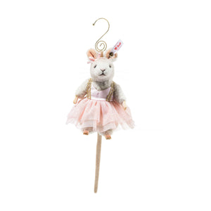 Steiff Ballerina Mouse Ornament-Goviers