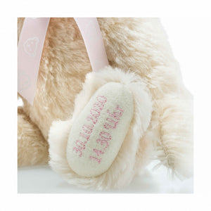 Steiff Teddy Bear Baby Pink Ribbon Personalised-Goviers