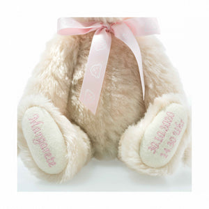 Steiff Teddy Bear Birth Pink Ribbon Personalised-Goviers