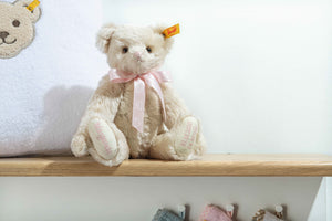 Steiff Teddy Bear Birth Pink Ribbon Personalised-Goviers