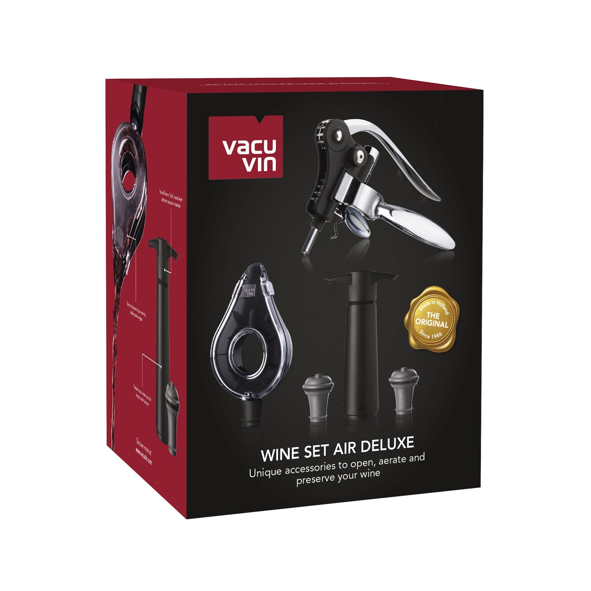 Vacu Vin Air Deluxe Wine Set of 5-Goviers